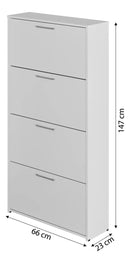 Sapateira Vertical – 4 Portas Basculantes